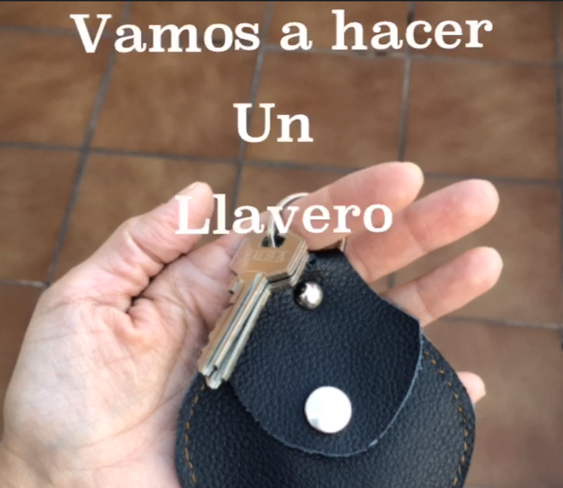 Tutorial DIY Llavero y Monedero de Cuero